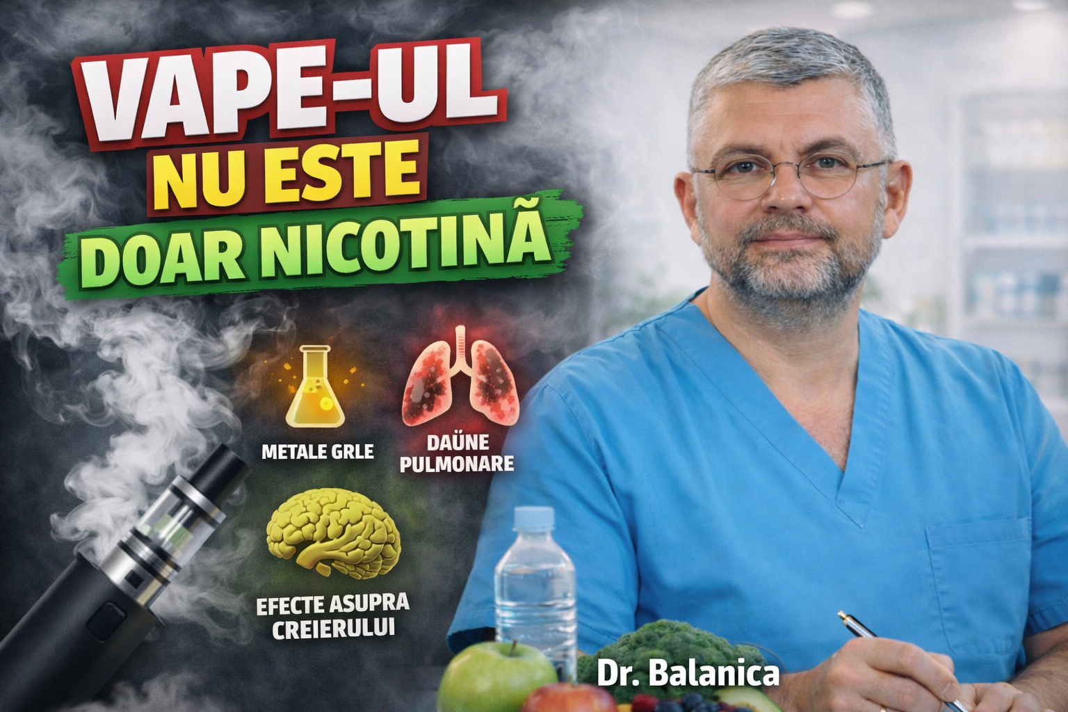 VAPE-UL NU ESTE DOAR NICOTINĂ